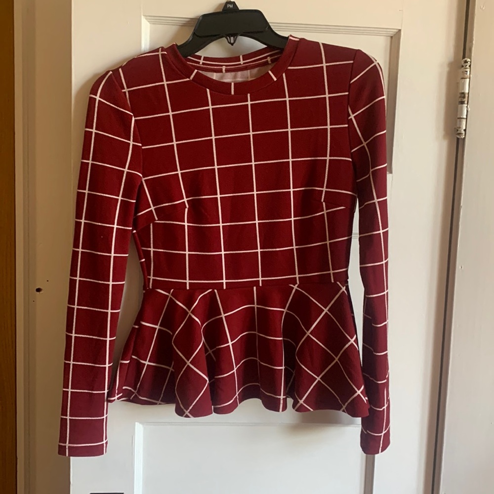 SHEIN Peplum Blouse